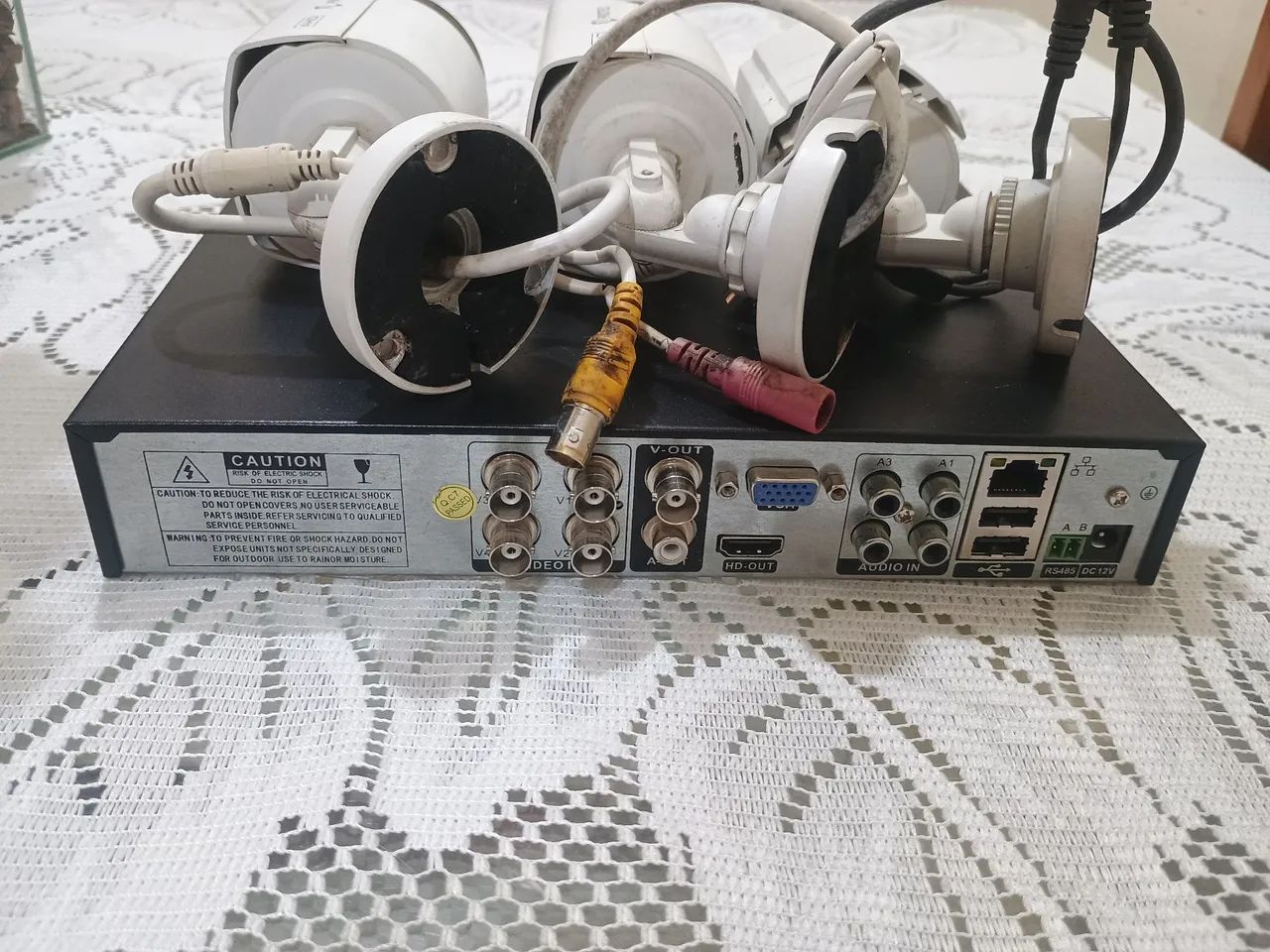 KIT CFTV DVR 4Ch + 3 Câmeras D/N(Desapego) - Foto 3