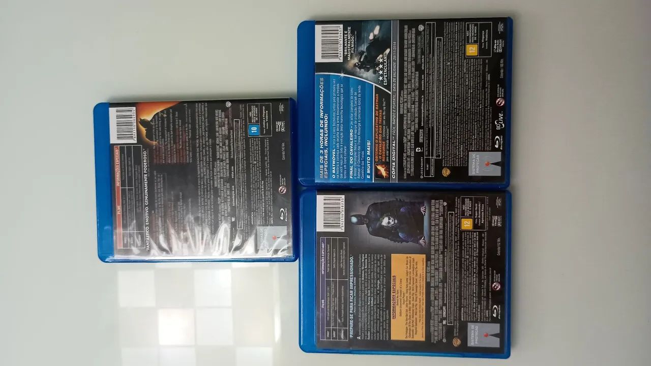 Trilogia Batman Dark Knight BLUE Ray  - Foto 2