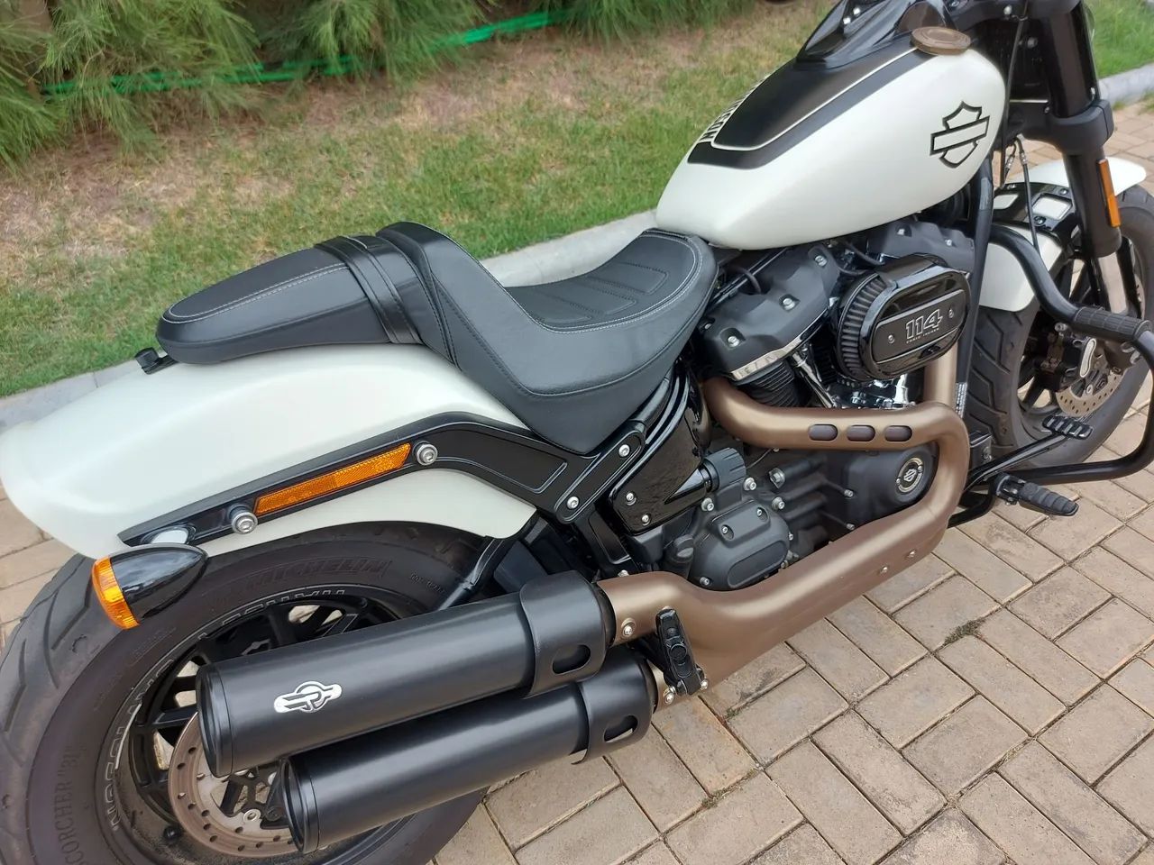 FAT BOB 114 19/19 BRANCA - Foto 9