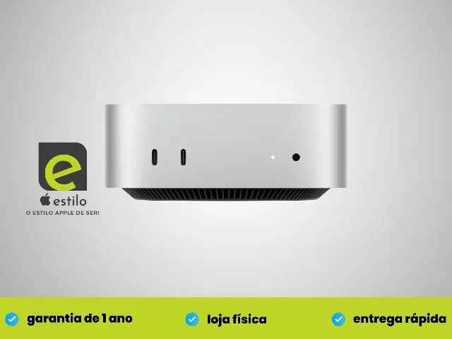 Mac Mini M4 / 16GB / 256GB SSD - Novo - Loja Física - Computadores