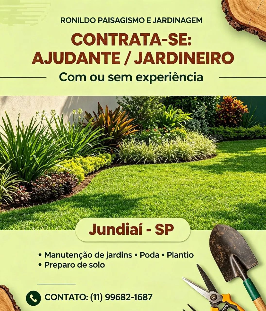 Procura se jardineiro 