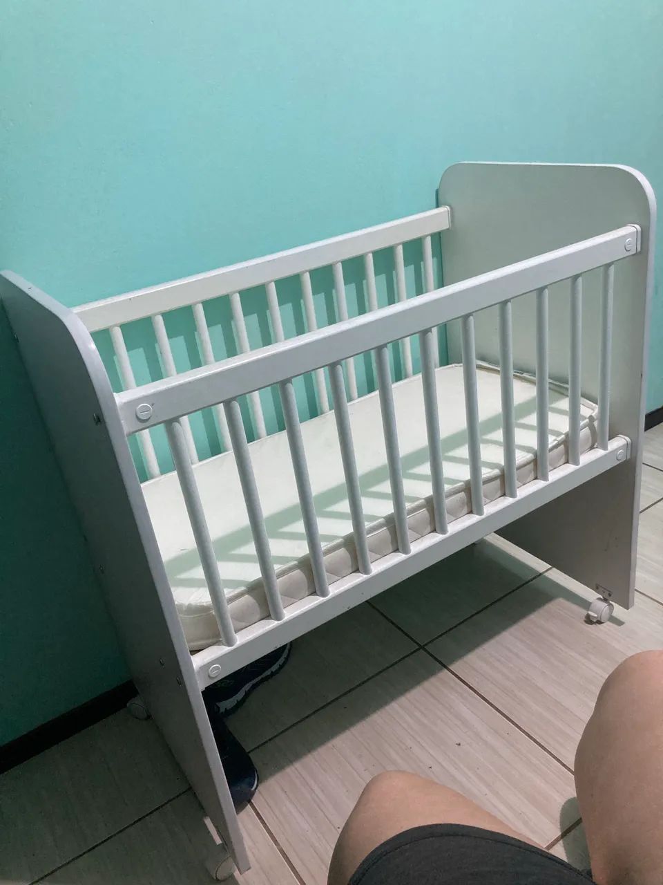 Mini berço vai com colchão e ninho  - Foto 2