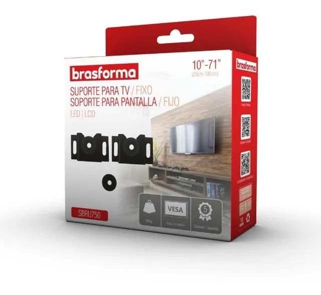 Suporte fixo para TV de 10 a 71, resistente, sua Tv como um quadro - Foto 5