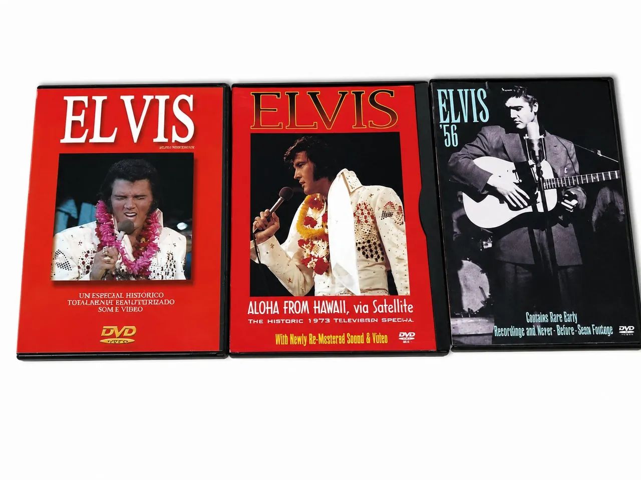 Super Combo 3 DVDs Elvis: Aloha from Hawai + Elvis '56 - IMPERDÍVEL 