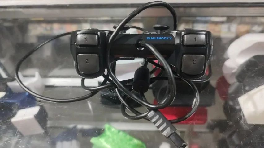 CONTROLE ORIGINAL DE PS2 TODO REVISAO E HIGIENIZADO - Foto 5