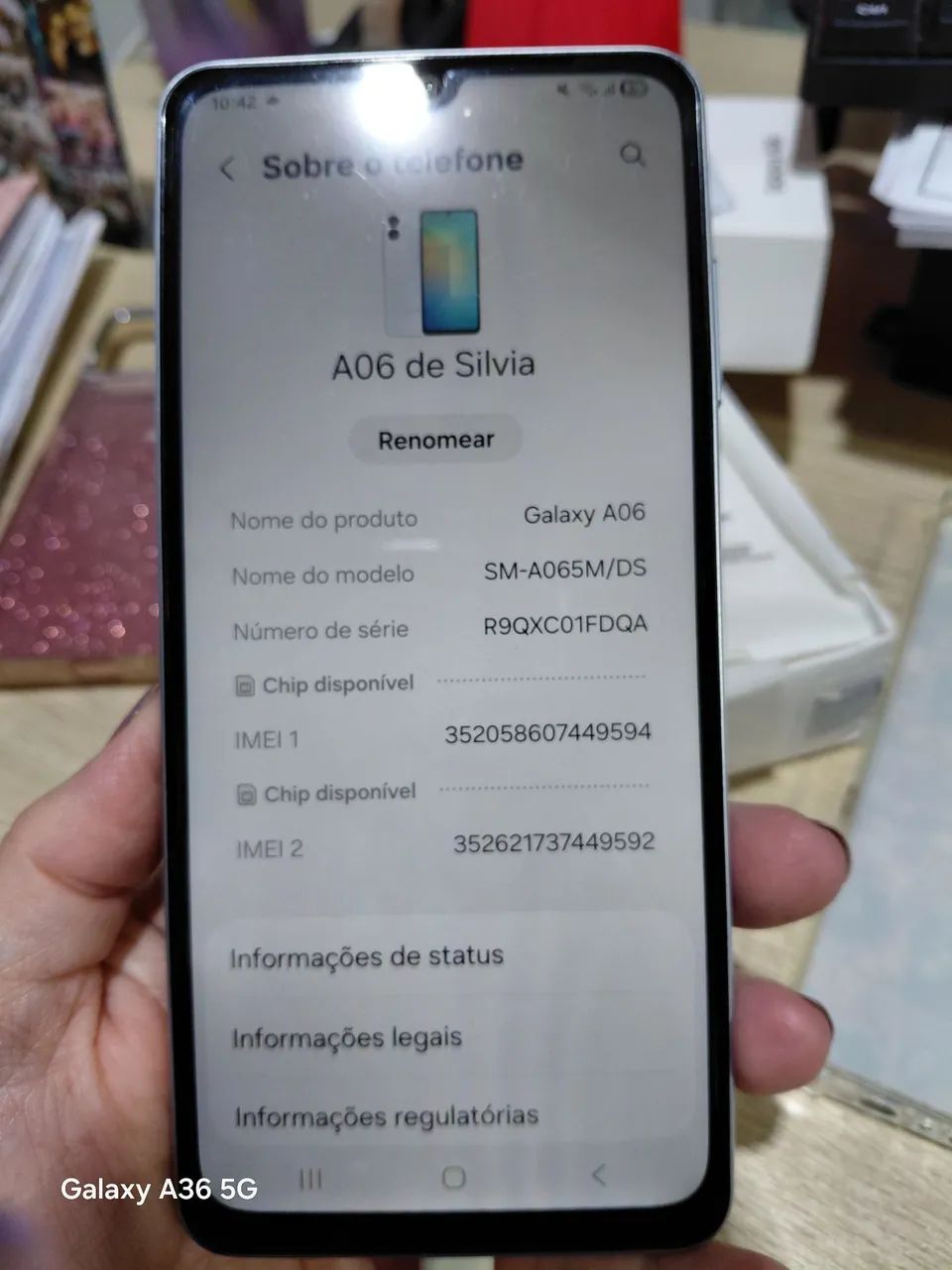 VENDO CELULAR SAMSUNG A06 EXCELENTE ESTADO!