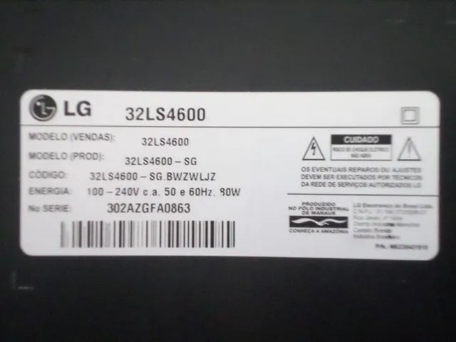 Tv LG Led 32 Polegadas Usada ( Não É Smart ) - Foto 5