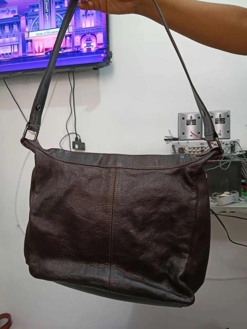 Bolsa couro Arezzo  - Foto 4