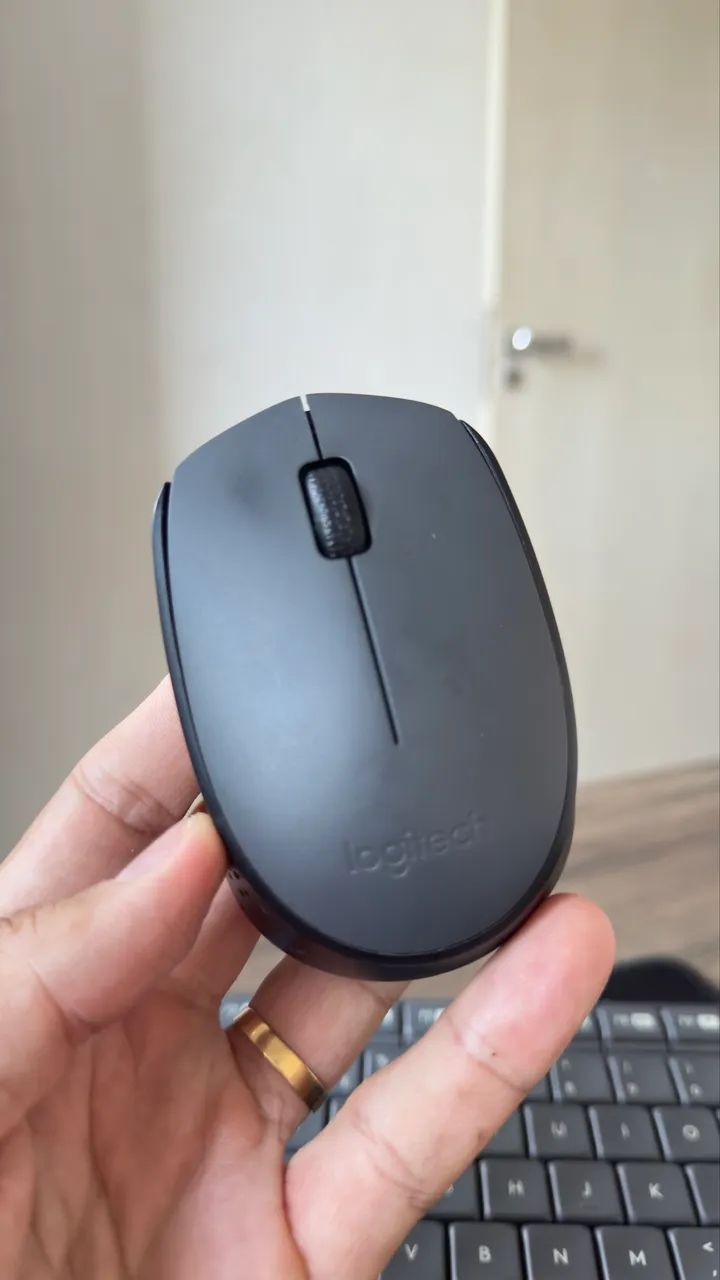 Teclado logitech + mouse completo sem fio - Foto 4