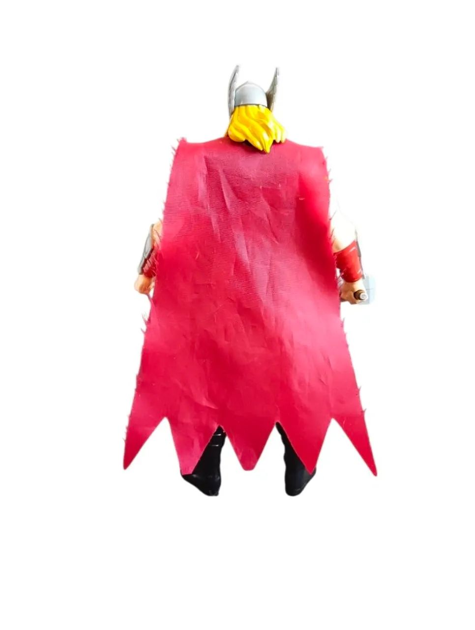 Boneco Thor Articulado, 23 cm com Martelo e Capa - Foto 2