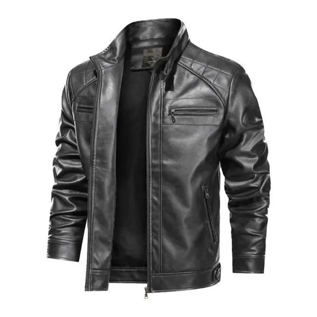 Achado Imperdível! Jaqueta de Couro Masculina Slim - Elegante e Resistente
