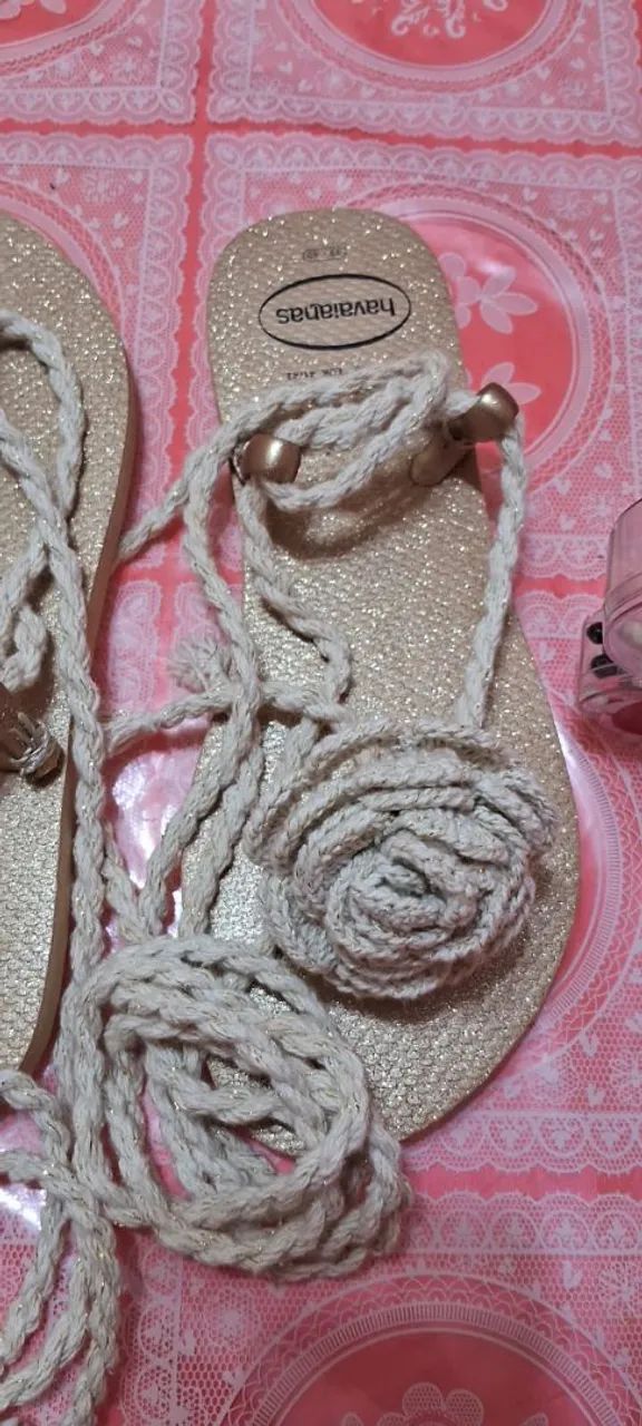 Havaianas de Crochê  - Foto 4