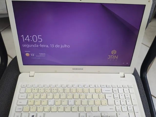 Vendo Notebook Samsung Branco - Foto 2
