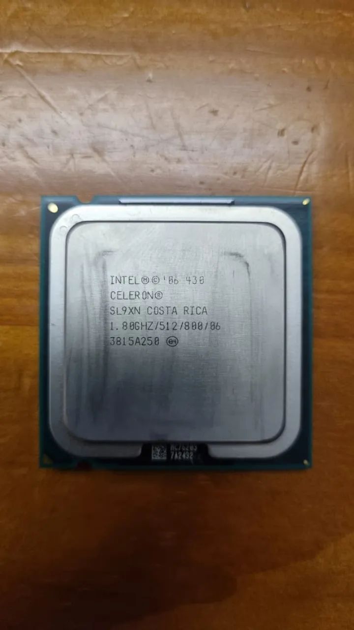 Lote Peças CPU Celeron e Memórias DDR1 e DDR2 - Foto 2