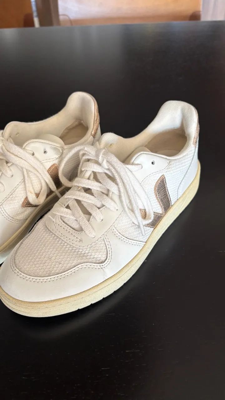 Tênis VERT Feminino Campo Chromefree Dourado  - Foto 3