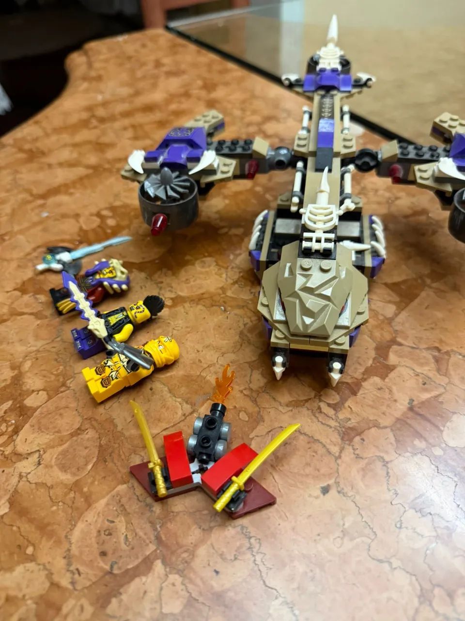 LEGO Ninjago 70746 Condrai Copter Attack Completo (Original