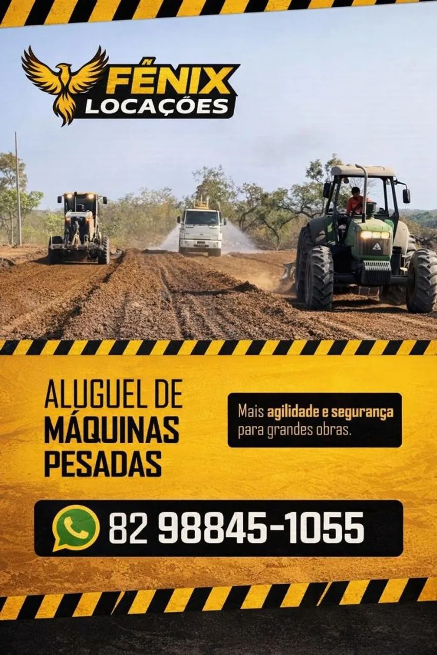 Vaga para equipamentos / terra planagem! 
