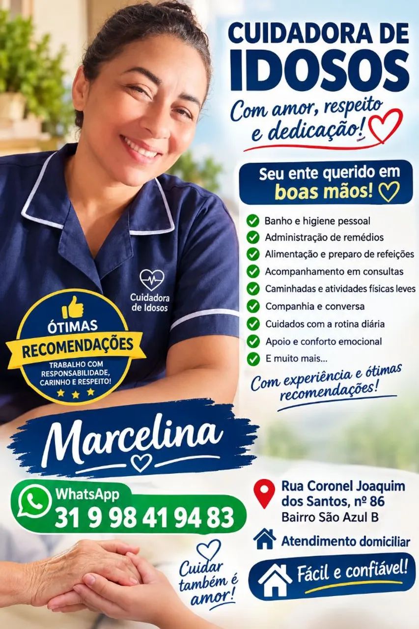 cuidadora de idoso.