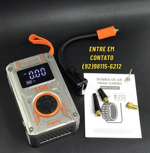 Bomba De Pneu Automatica Eletrica - Entrega das 9 até 22hrs - Foto 2