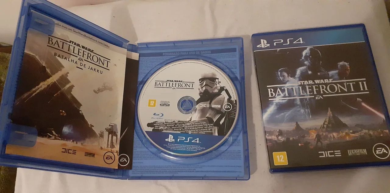 PS4 - Star Wars BATTLEFRONT 1 e 2 - Originais. Kit com 2 JOGOS. - Foto 3