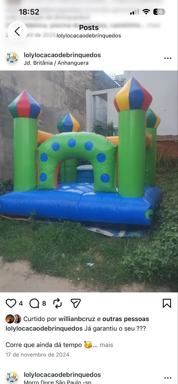 Vendo Castelinho inflável  - Foto 2
