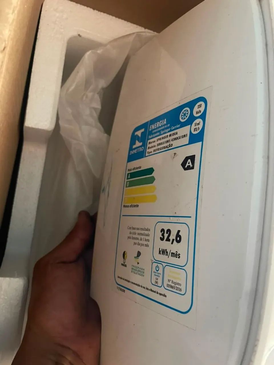 Ar condicionado Midea 18.000 BTUs - Foto 3