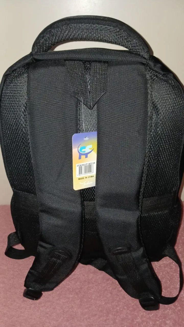 MOCHILA PRETA - NOVA E PRONTA ENTREGA - Foto 4