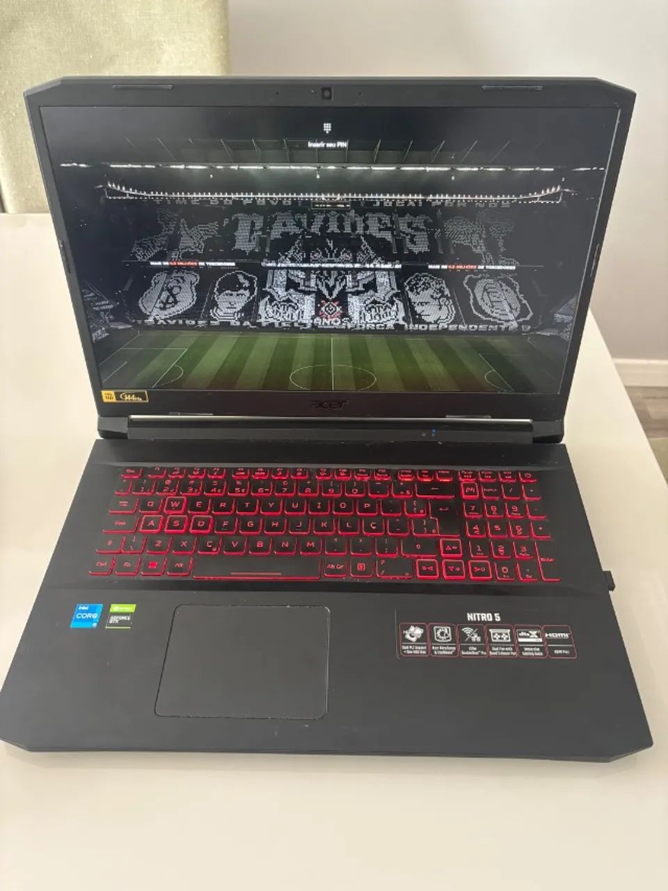 Notebook Acer Nitro 5 + Mouse sem fio - Foto 4