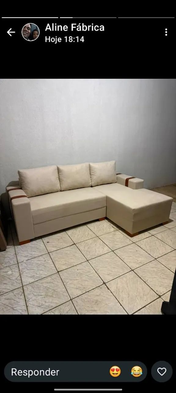 Vendo sofá novo 