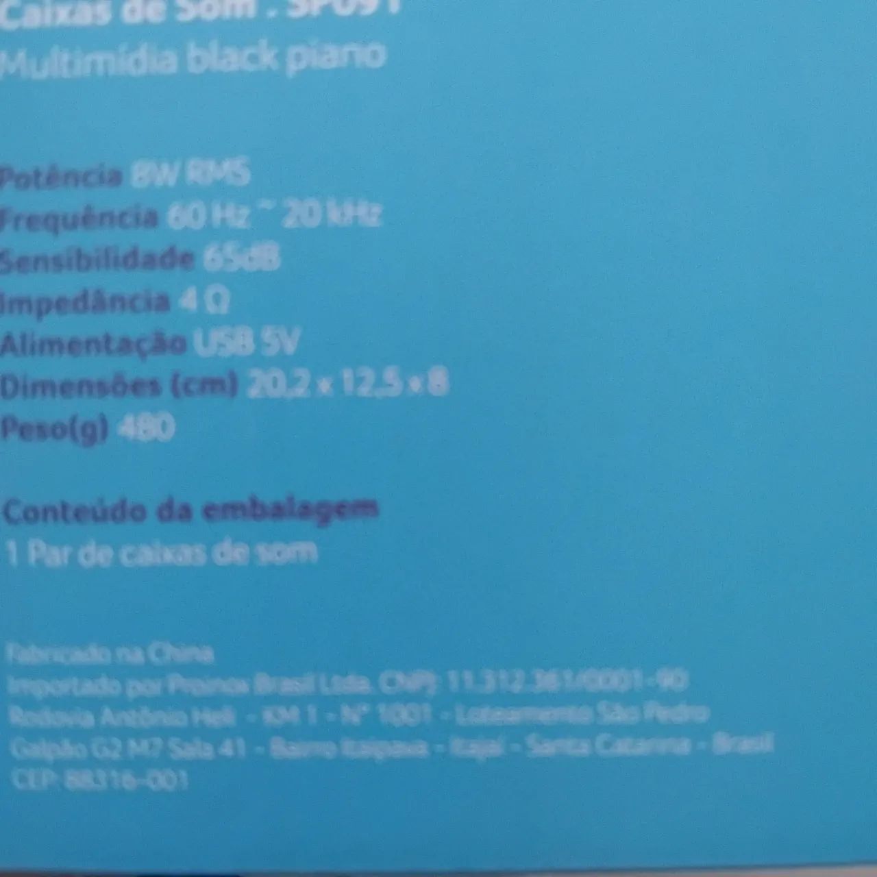 Caixa de som 8w RMS - Foto 4