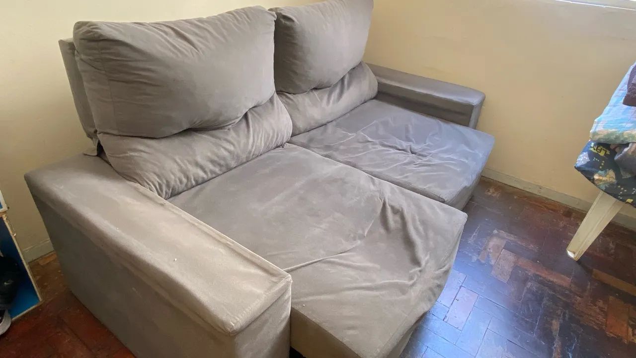 Sofá retrátil 2 lugares 