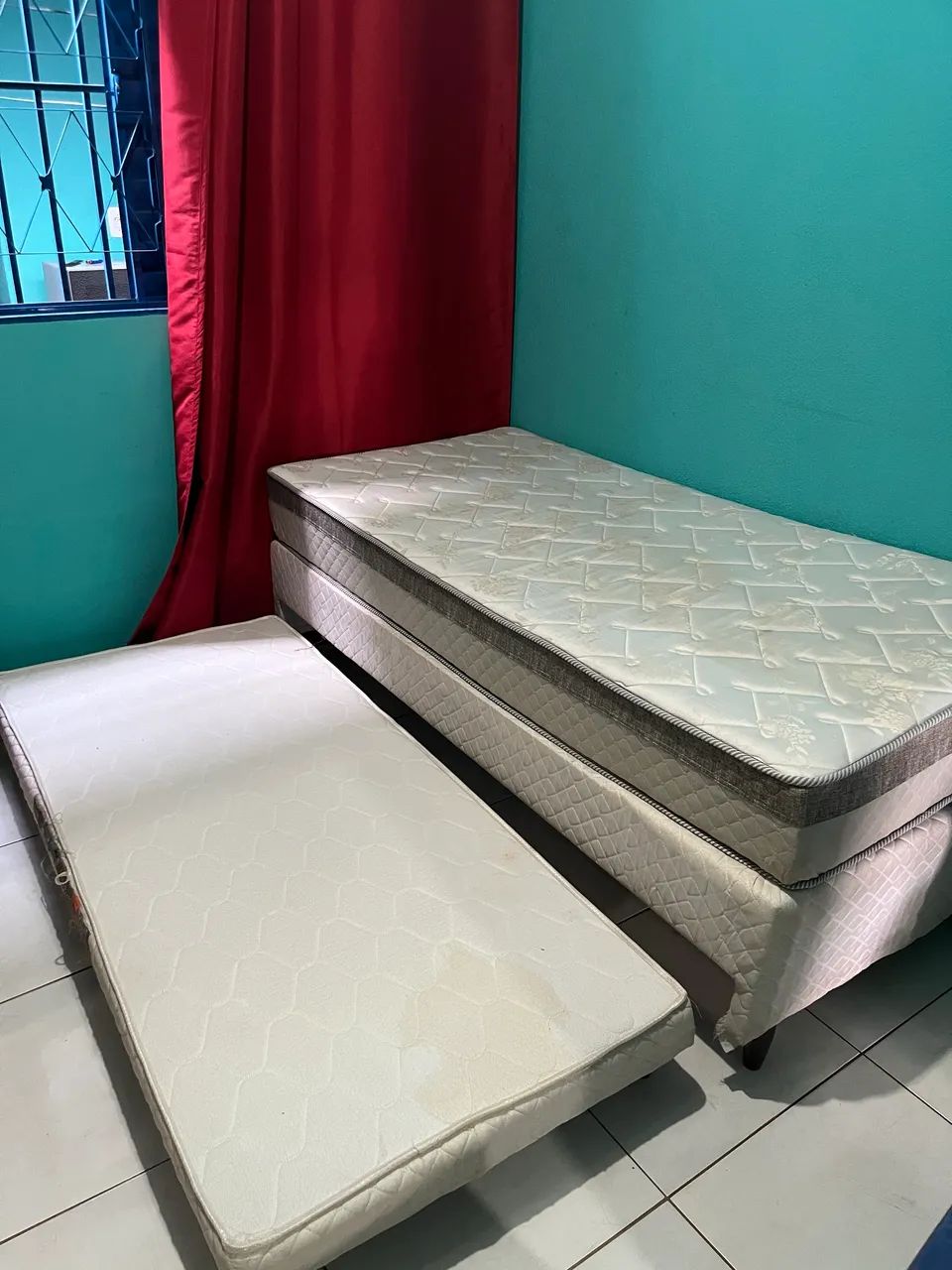 Cama solteiro com cama auxiliar  - Foto 2