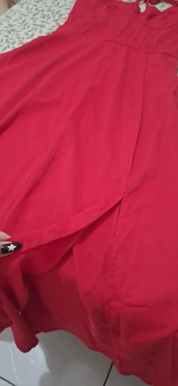 Vestido longo vermelho - Foto 2