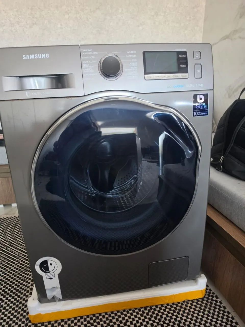 lava e seca Samsung 10,7 kgs funcionando perfeitamente  - Foto 2