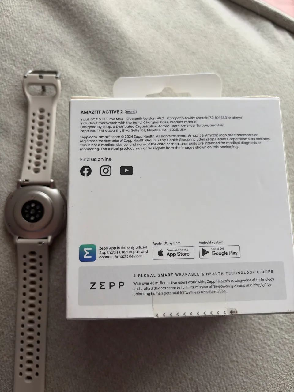Amazfit Active 2 GPS - Impecável | 6 meses de uso - Foto 4