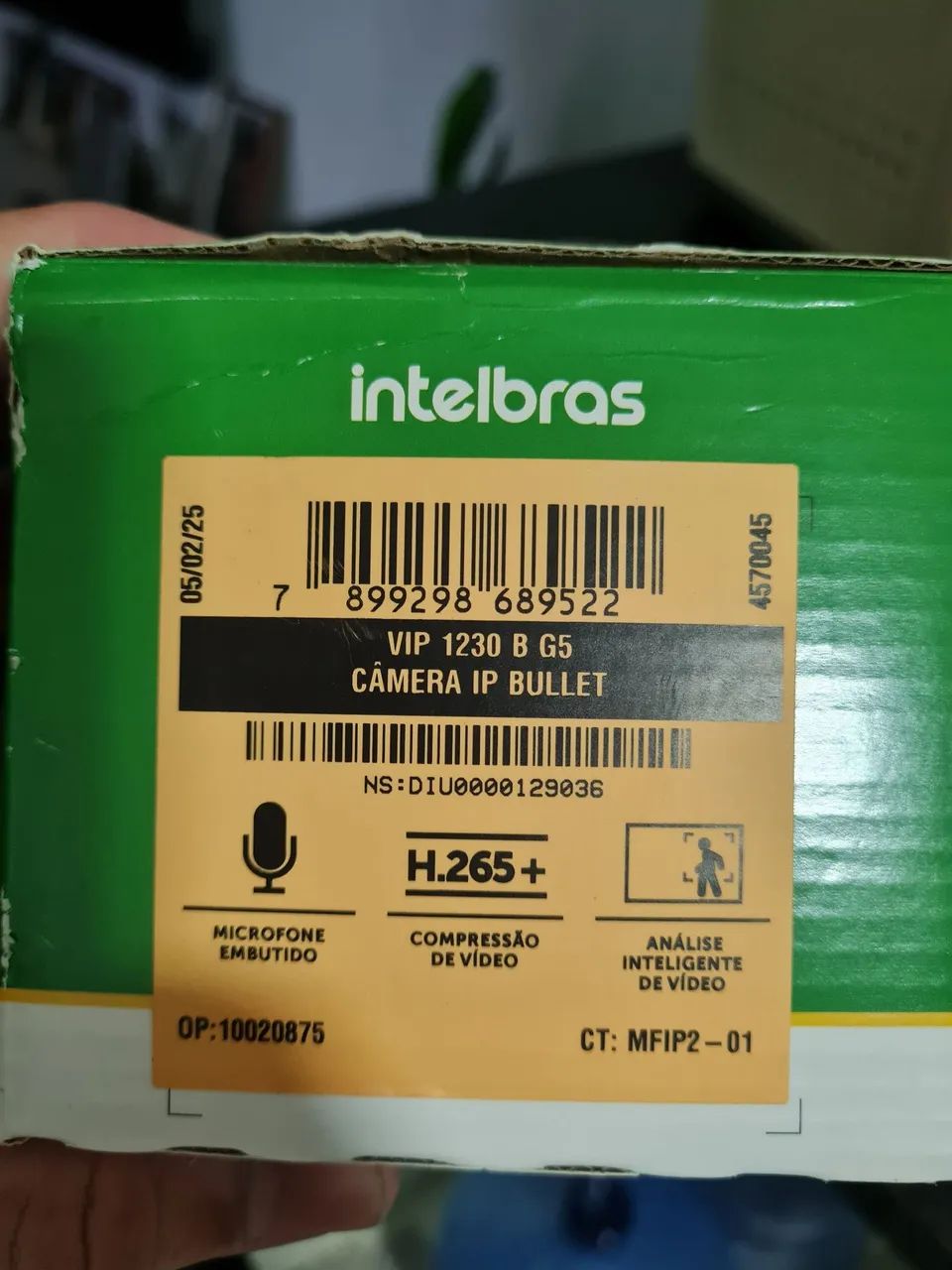 Câmera intelbras externa 1230b Geracao 5 na caixa - Foto 2