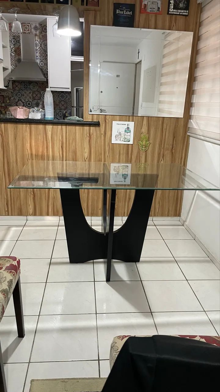 mesa de vidro