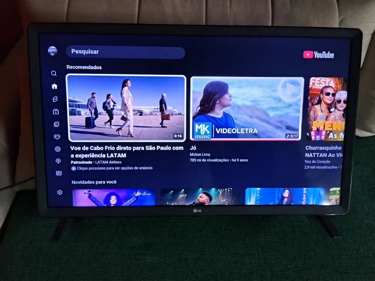 Tv 32" LG Smart. Funcionando perfeitamente. 