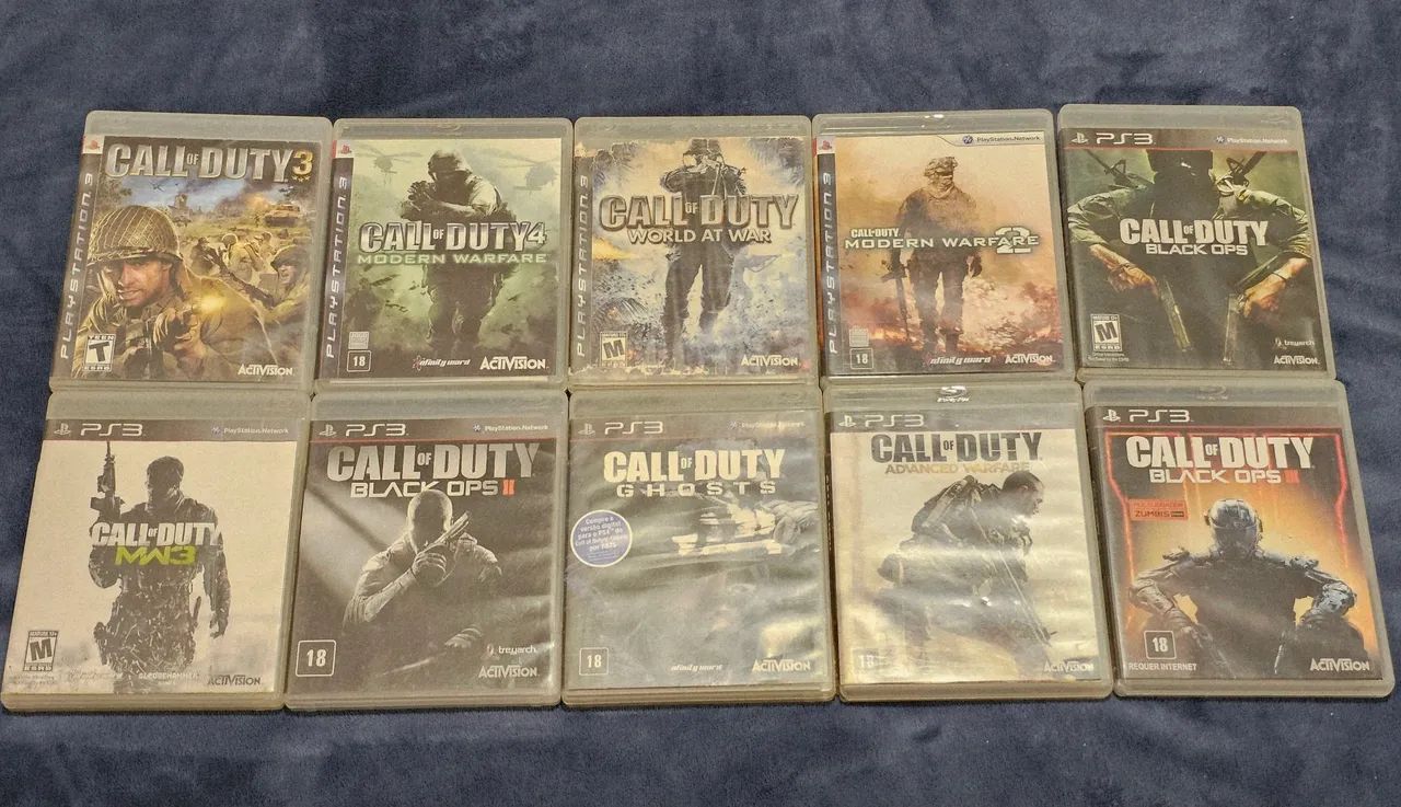 Coleção de COD de PS3