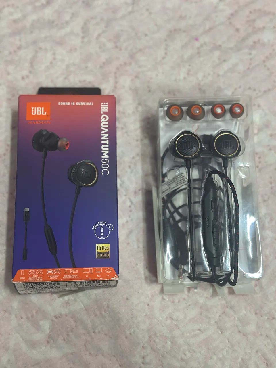 Fone gamer JBL QUANTUM 50C