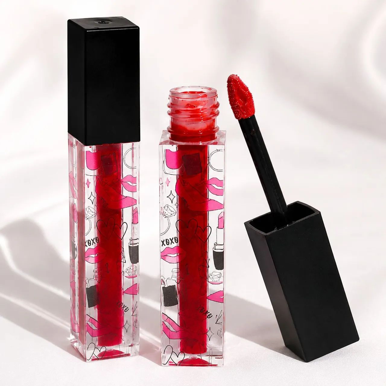 Batom Líquido Vermelho cereja Longa Duração + Efeito Blush - Foto 3
