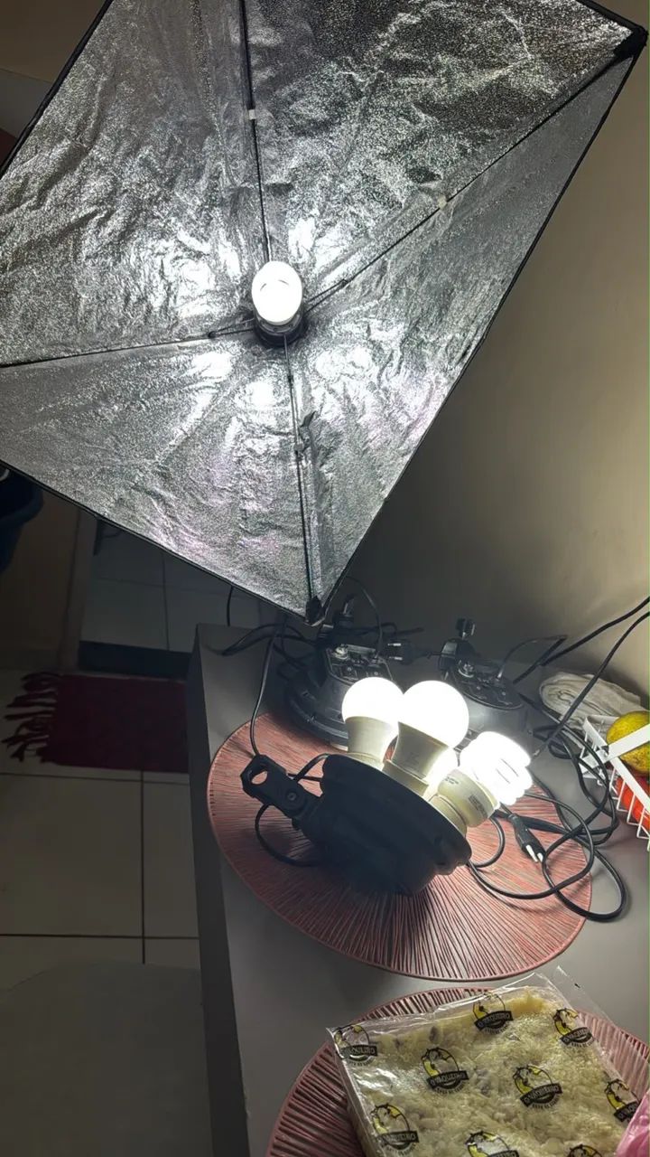 Softbox com Soquete quádruplo 