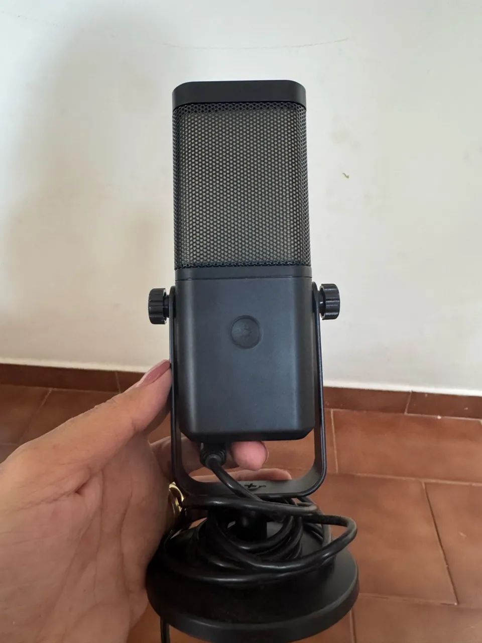 Microfone Gamer Havit GK65 USB com RGB - Foto 2