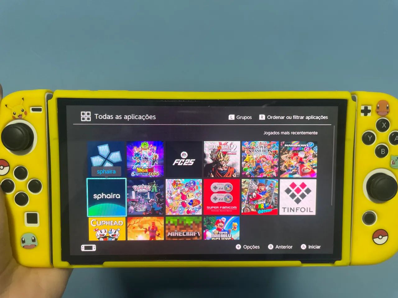 Nitendo Switch Oled - Desbloqueado e com Android  - Foto 3