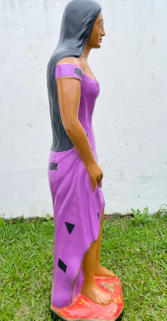 Imagem religiosa de Maria Mulambo com 1.80 metros - Foto 4