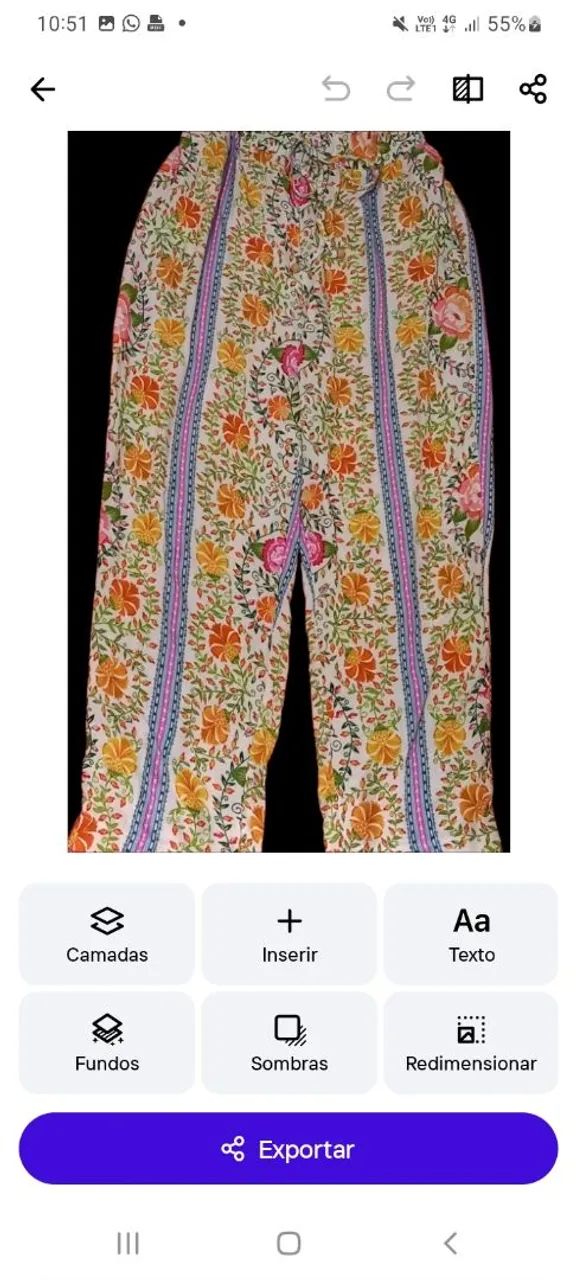 Venda de calça estampada T. G - Foto 5