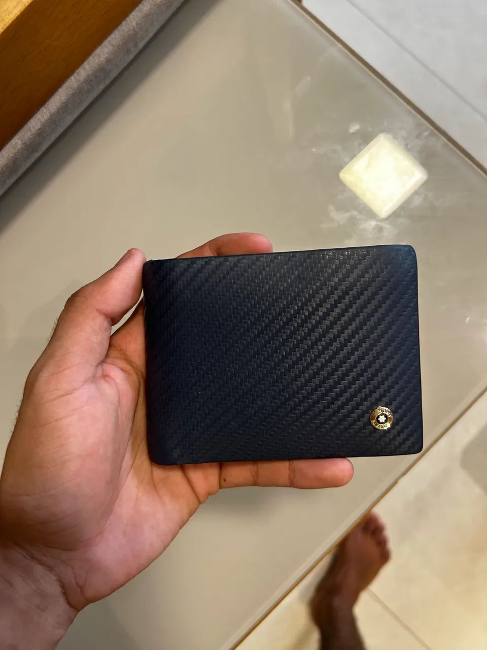 VENDO CARTEIRA MONTBLANC EM ÓTIMO ESTADO - Foto 4