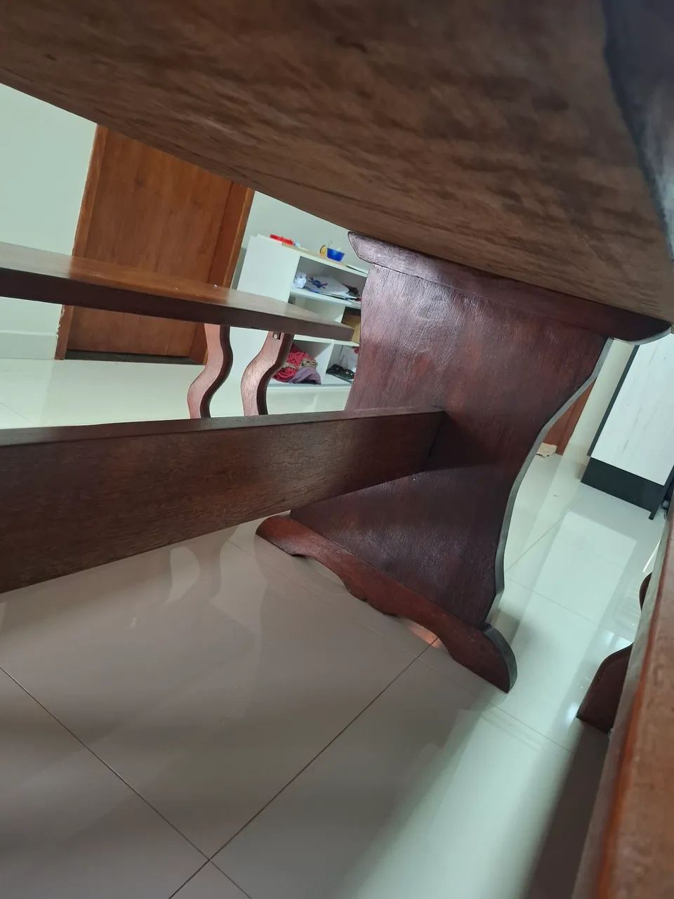 Mesa De Madeira. Angelim Pedra. - Foto 3