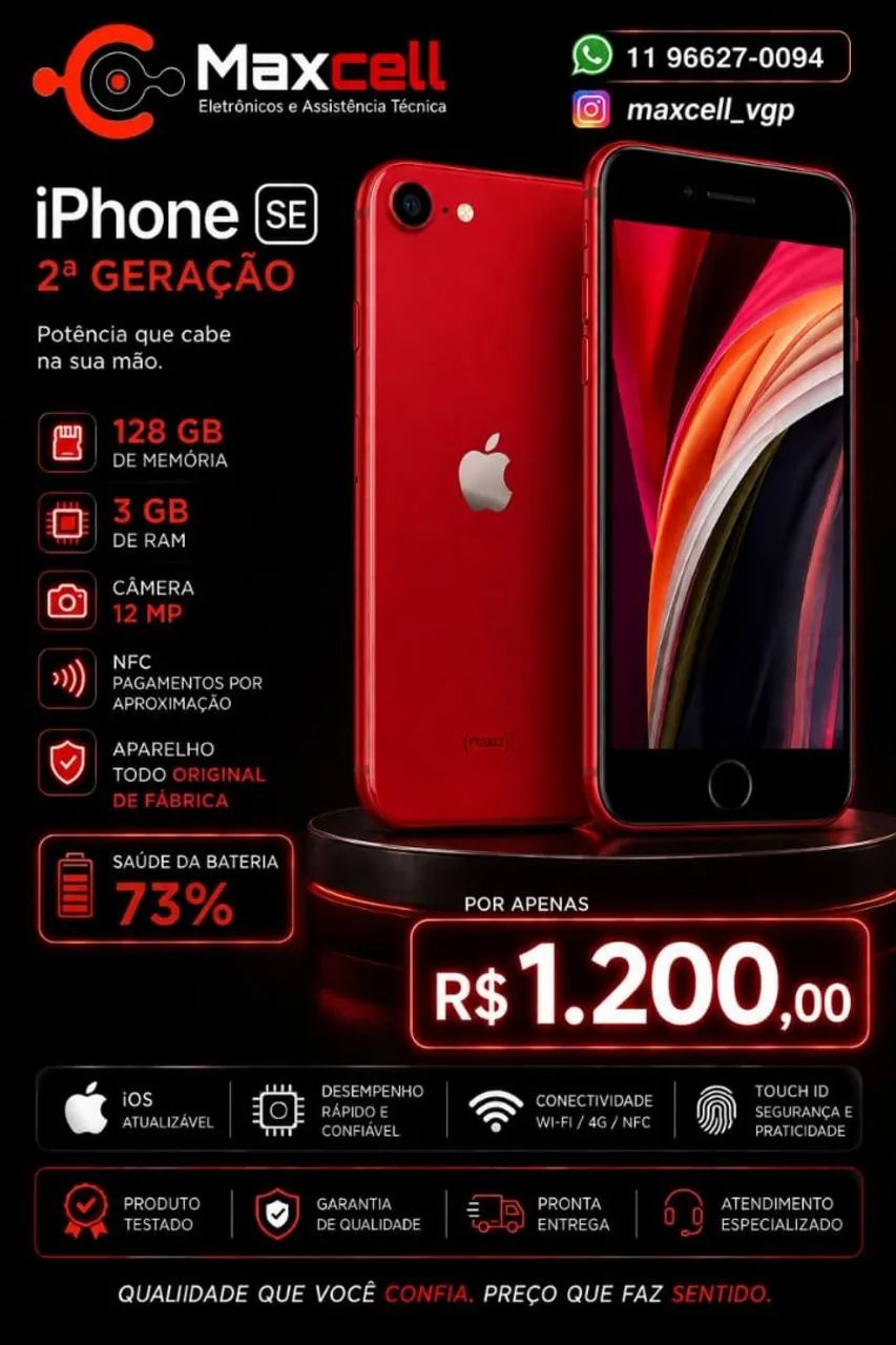iPhone SE 2 geração 