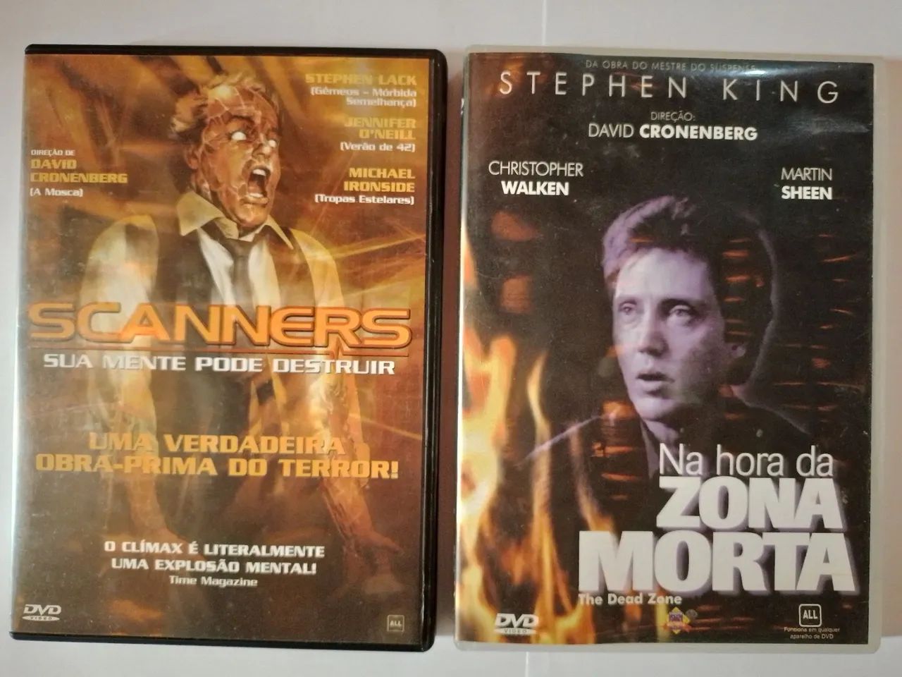 Filmes Scanners + Zona Morta de Cronenberg Kit 